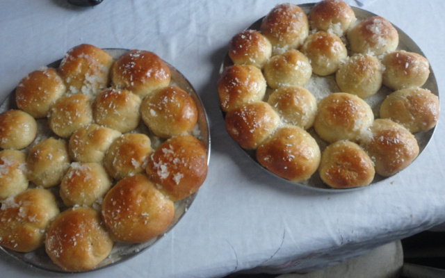 Pão caipira (pão de mandioca)