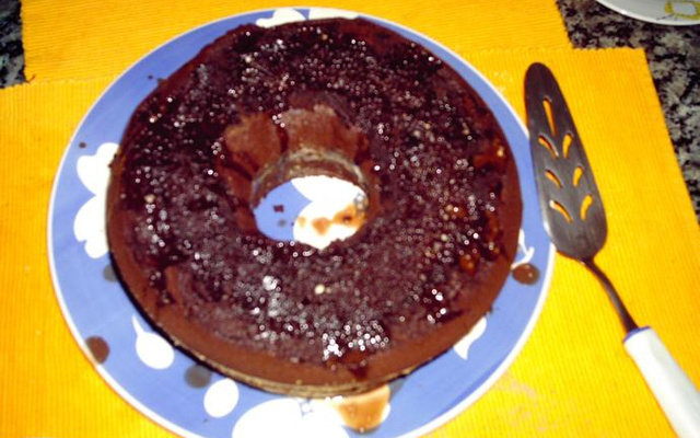 Bolo de chocolate com café