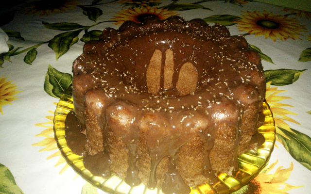 Bolo de micro-ondas de chocolate da Angélica