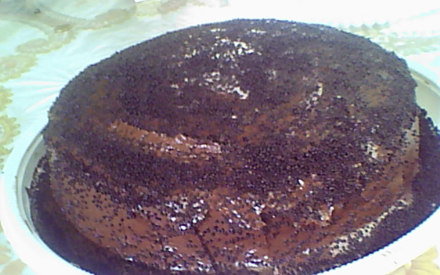 Bolo gelado de chocolate