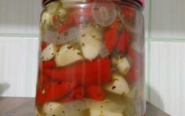 Conserva de pimenta dedo-de-moça