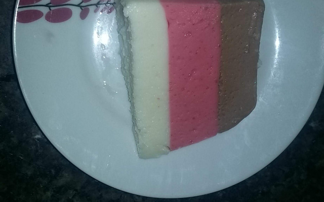 Pudim mousse napolitano