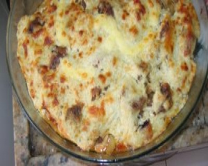 Manta de carne aos quatro queijos