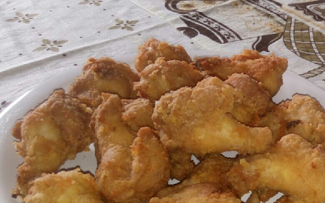 Coxa de frango empanada da mamãe