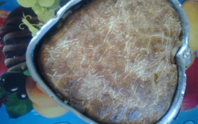 Bolo de queijo no liquidificador