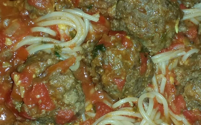 Almôndegas de carne moída