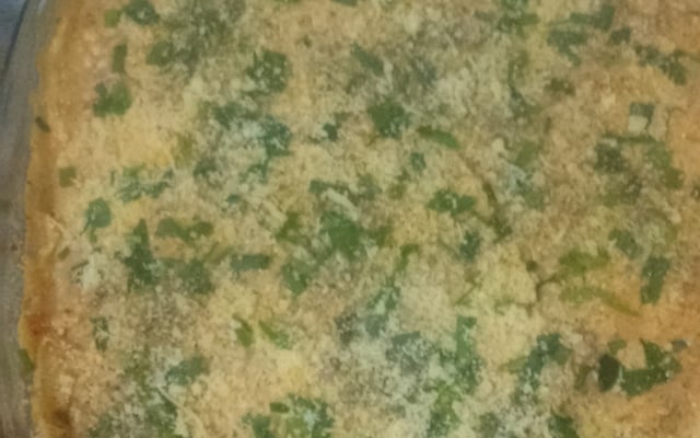 Lasanha de panqueca bolonhesa no forno