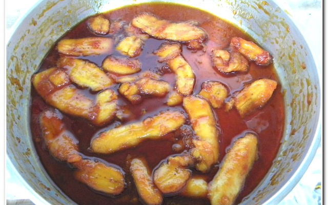 Banana caramelizada