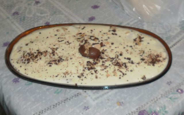 Pavê de morango com sonho de valsa