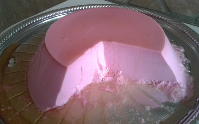 Gelatina com Creme de Leite - Liquidificador