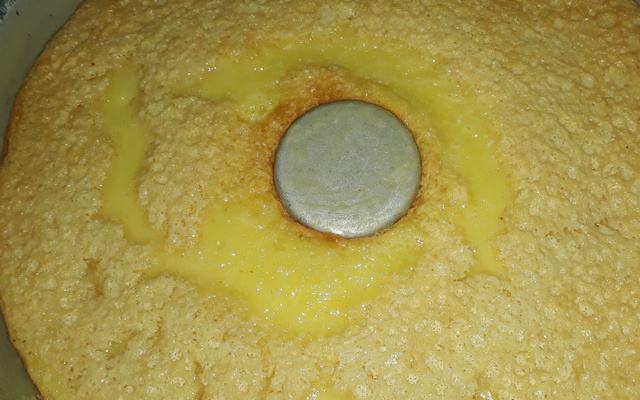 Bolo de fubá cremoso