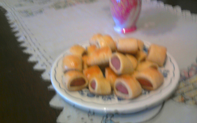 Enroladinho de salsicha