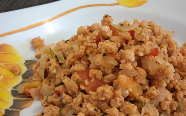 Carne moída de soja especial (com segredinho para tirar o sabor forte)