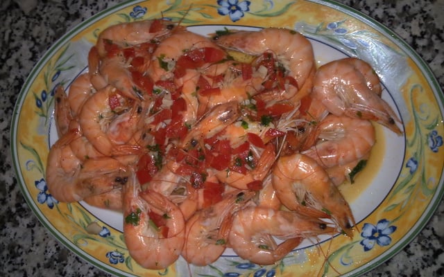 Camarão rápido e delicioso