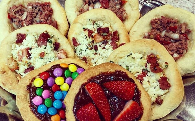 Esfiha aberta da Ivy