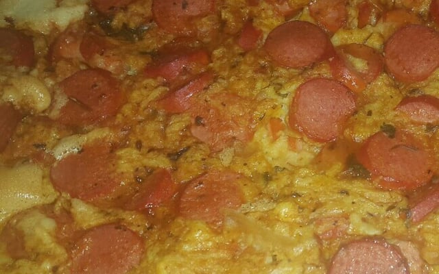 Cachorro quente de forno