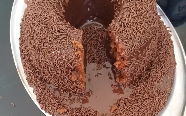 O melhor bolo vulcão