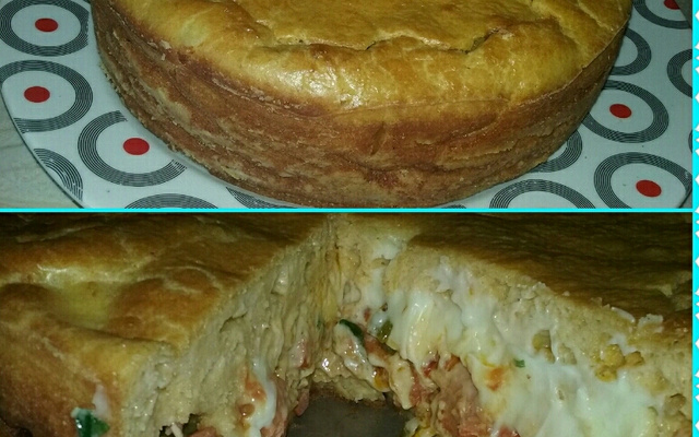 A maravilhosa torta salgada de liquidificador