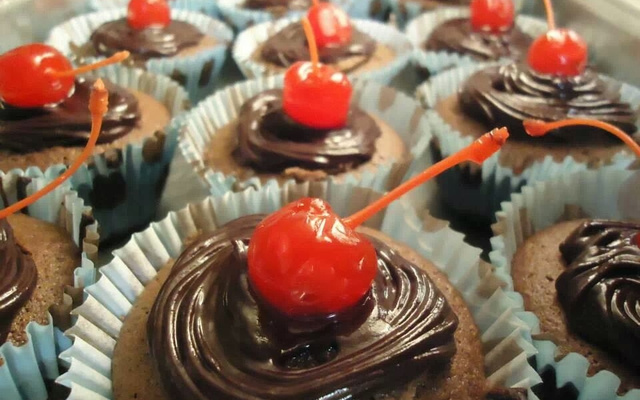 Cupcake delícia de chocolate