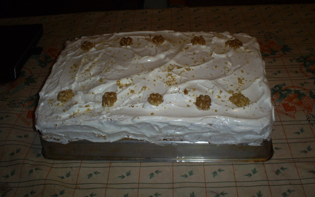 Bolo de nozes Natalino