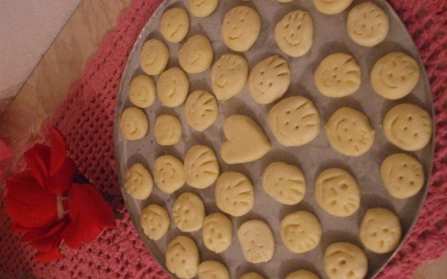 Sequilhos de coco Natalino