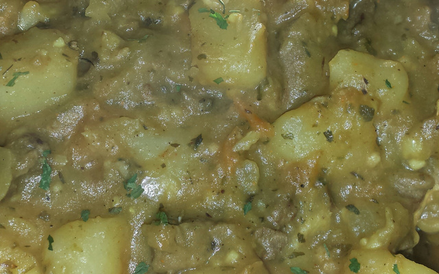 Carne ao curry deliciosa