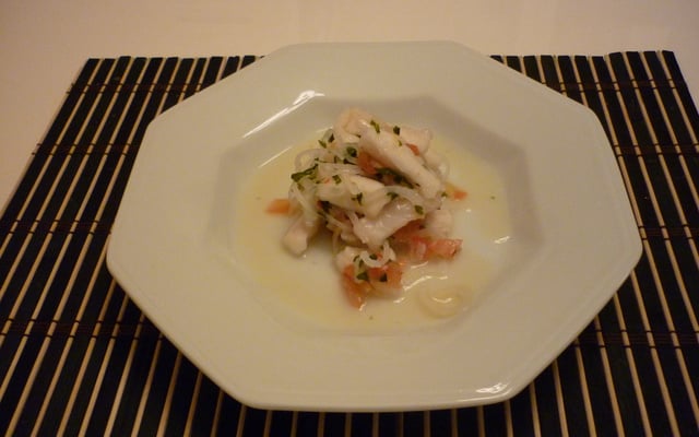 Ceviche de linguado