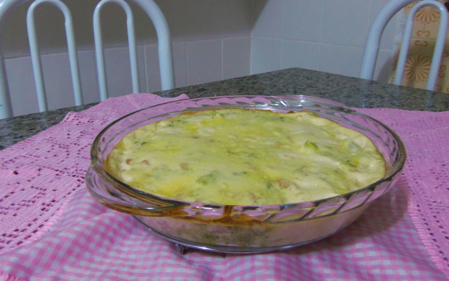 Brócolis gratinado