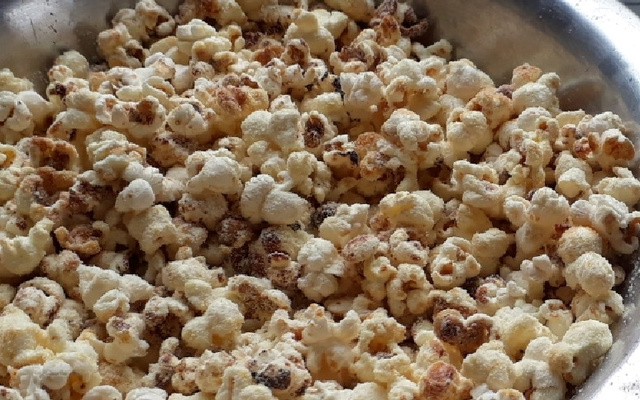 Pipoca de leite em pó