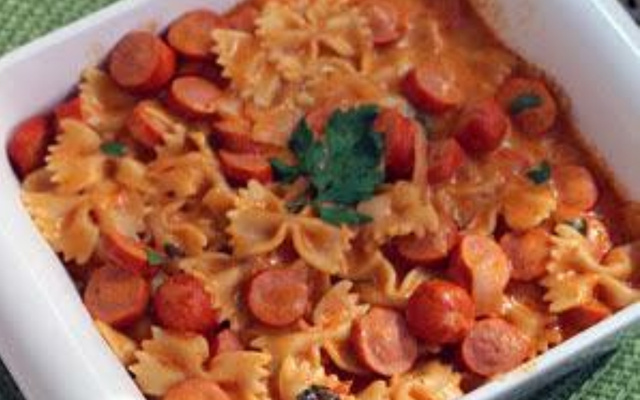 Macarrão cremoso da Carol