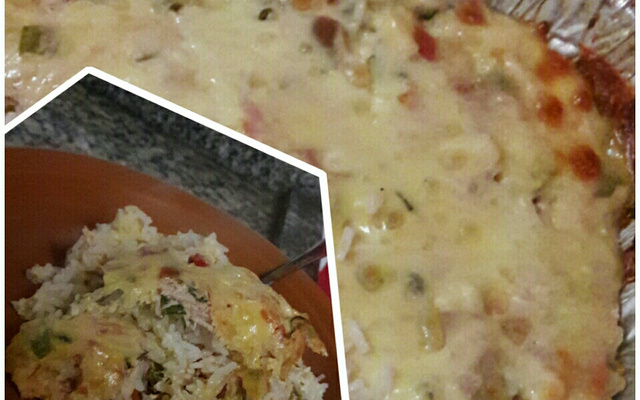 Arroz de forno com frango