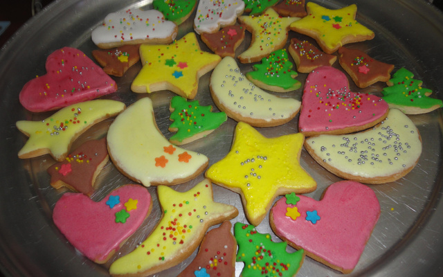 Bolachas de Natal decoradas