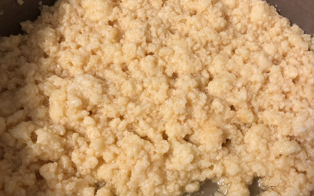 Doce de leite talhado