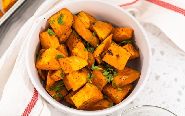 Batata-doce na airfryer
