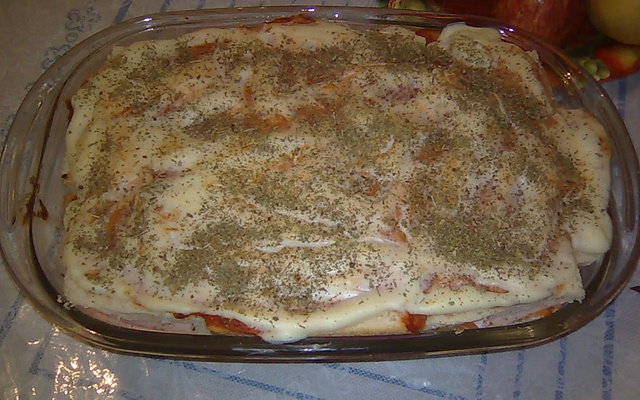 Pão de forma recheado