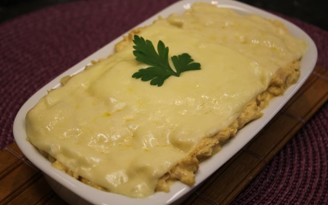 Frango com molho de requeijão light