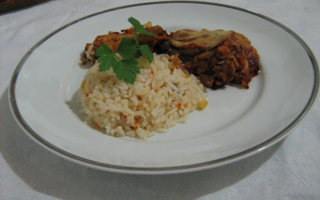 Lasanha de berinjela da Lica