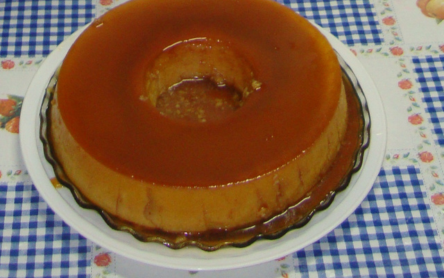 Pudim especial da Viviane