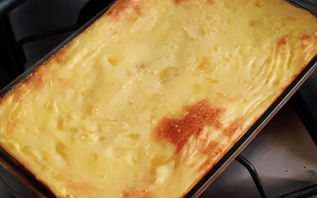 Escondidinho de frango com batata