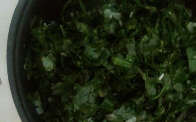 Couve refogada deliciosa