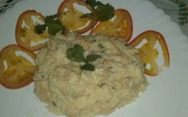 Bife acebolado com molho de maionese