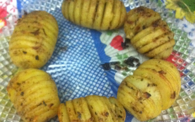 Batata assada no forno