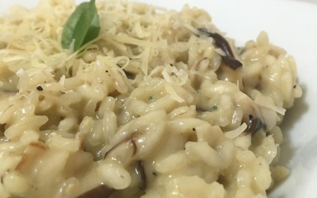 Risoto de shitake
