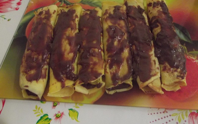 Panqueca de Brigadeiro