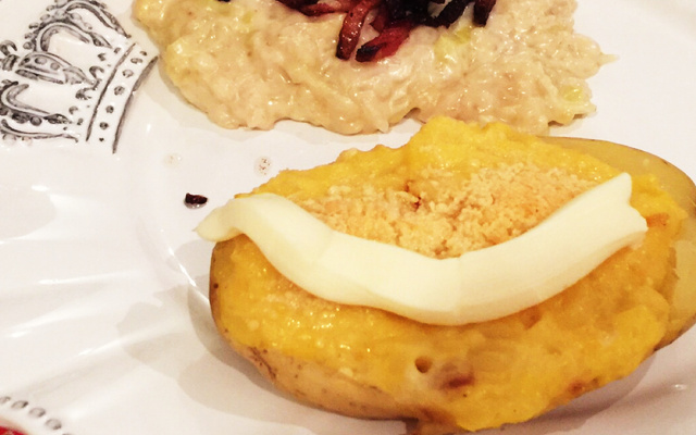 Risoto de alho poró