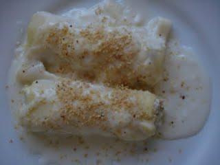 Panqueca ao molho branco