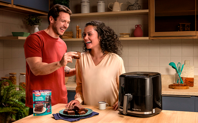 Brownie Simples na Air Fryer
