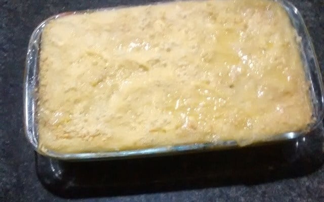 Escondidinho de carne de sertão (carne seca)