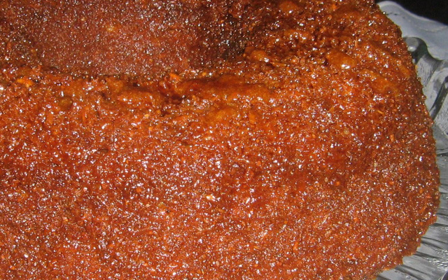 Bolo de macaxeira (aipim) caramelado