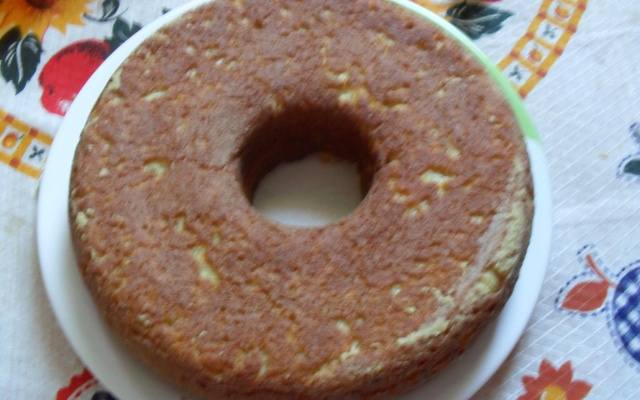 Bolo salgado de cenoura